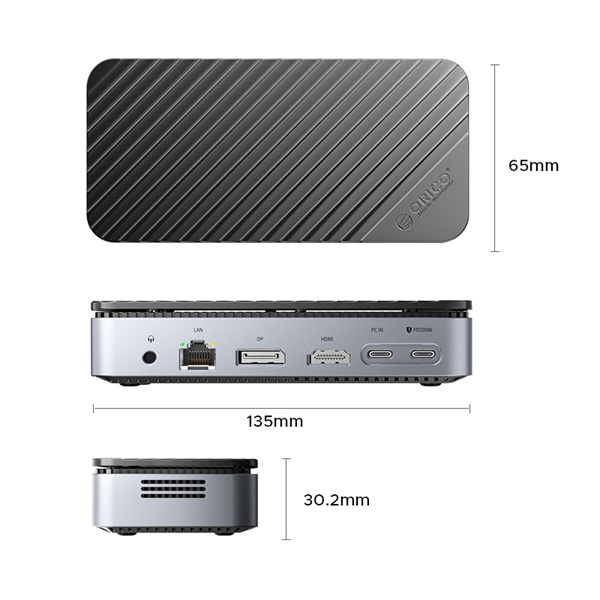 Orico M2P11-BK Notebook Dokkoló Sötétszürke Orico M2P11-BK Notebook Dokkoló Sötétszürke