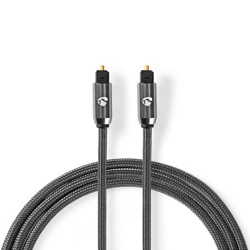 Nedis TosLink optikai audió kábel 1m szürke (CATB25000GY10)