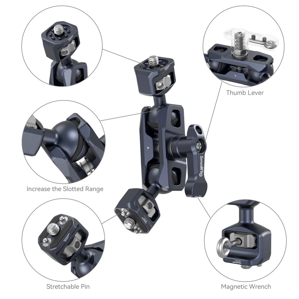 SMALLRIG Magic Arm for Sony FX6 / FS5 / FS5 II 4123 SMALLRIG Magic Arm for Sony FX6 / FS5 / FS5 II 4123