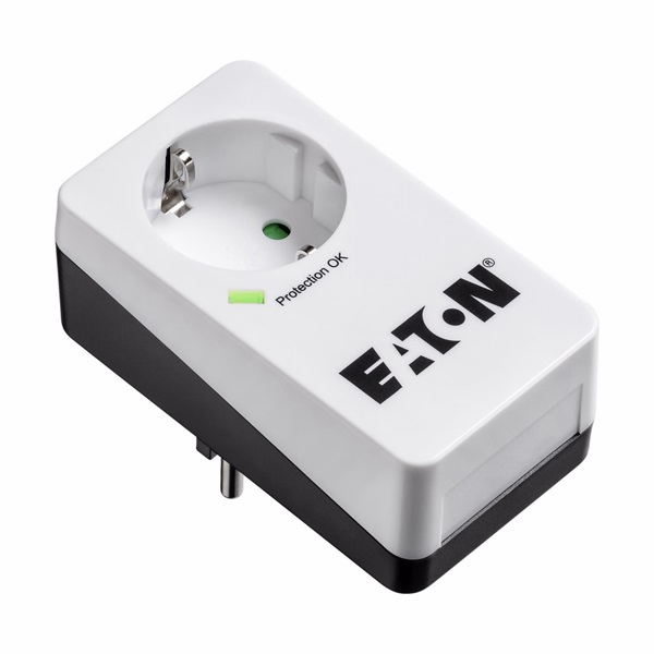 Eaton ProtectionBox 1, 1×DIN túlfesz-védő aljzat (PB1D) Eaton ProtectionBox 1, 1×DIN túlfesz-védő aljzat (PB1D)