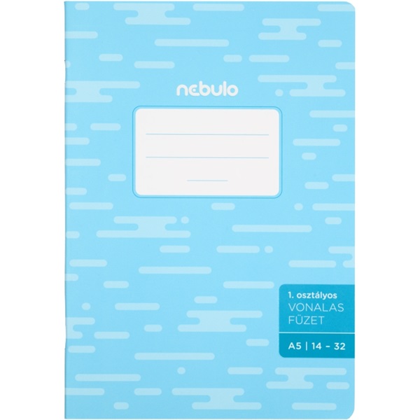 Nebulo basic+ A5 14-32 1. osztályos vonalas füzet Nebulo basic+ A5 14-32 1. osztályos vonalas füzet