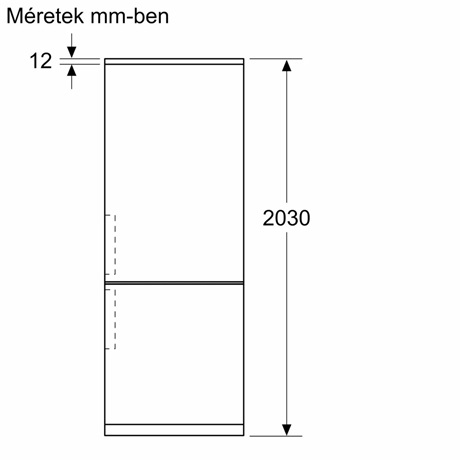 Bosch KGN39AIAU Alulfagyasztós hűtőszekrény, A energiaosztály, Inox