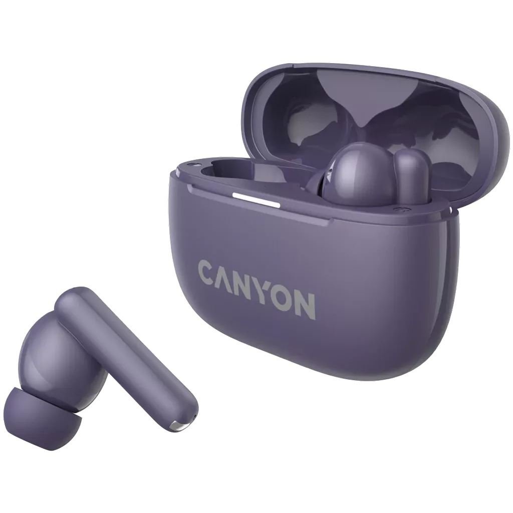 Canyon OnGo 10 ANC TWS-10 Bluetooth fülhallgató lila (CNS-TWS10PL) Canyon OnGo 10 ANC TWS-10 Bluetooth fülhallgató lila (CNS-TWS10PL)