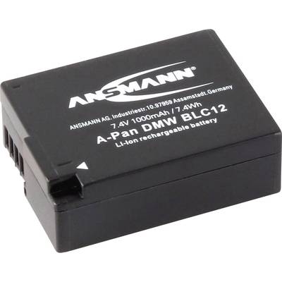 DMW-BLC12E Panasonic kamera akku 7,4V 1000 mAh, Ansmann