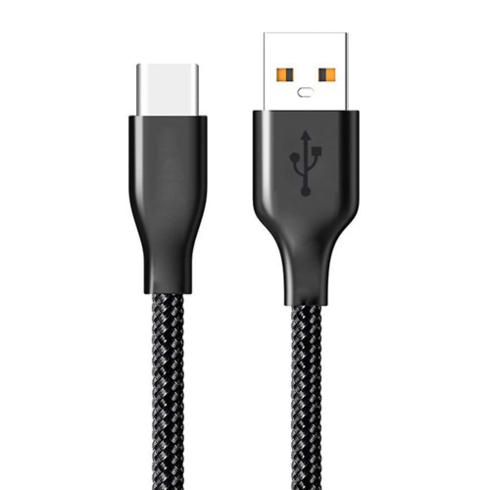 Cellect USB-A - Type-C szövetborítású adatkábel 1m fekete (MDCU-TEXT-TYPEC-BK) Cellect USB-A - Type-C szövetborítású adatkábel 1m fekete (MDCU-TEXT-TYPEC-BK)
