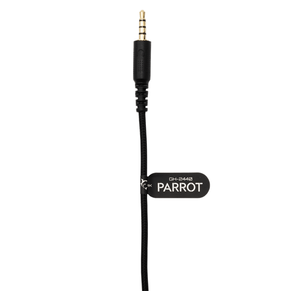White Shark WS GH-2440B PARROT-B fekete gamer headset White Shark WS GH-2440B PARROT-B fekete gamer headset