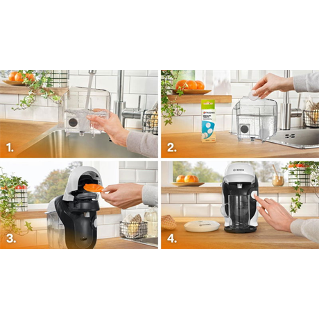 Bosch 114E KÁVÉFŐZŐ KAPSZULÁS TASSIMO HAPPY FEHÉR