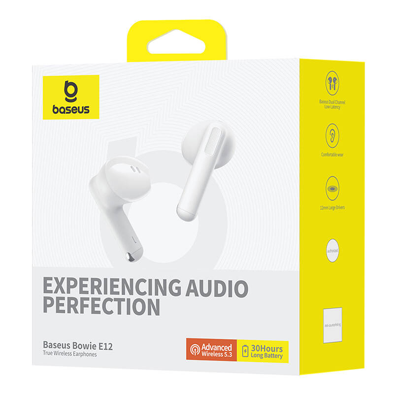  Baseus Bowie E12 Headset Fehér