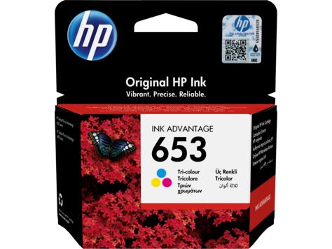 HP 653 Ink Advantage tintapatron háromszínű (3YM74AE) HP 653 Ink Advantage tintapatron háromszínű (3YM74AE)