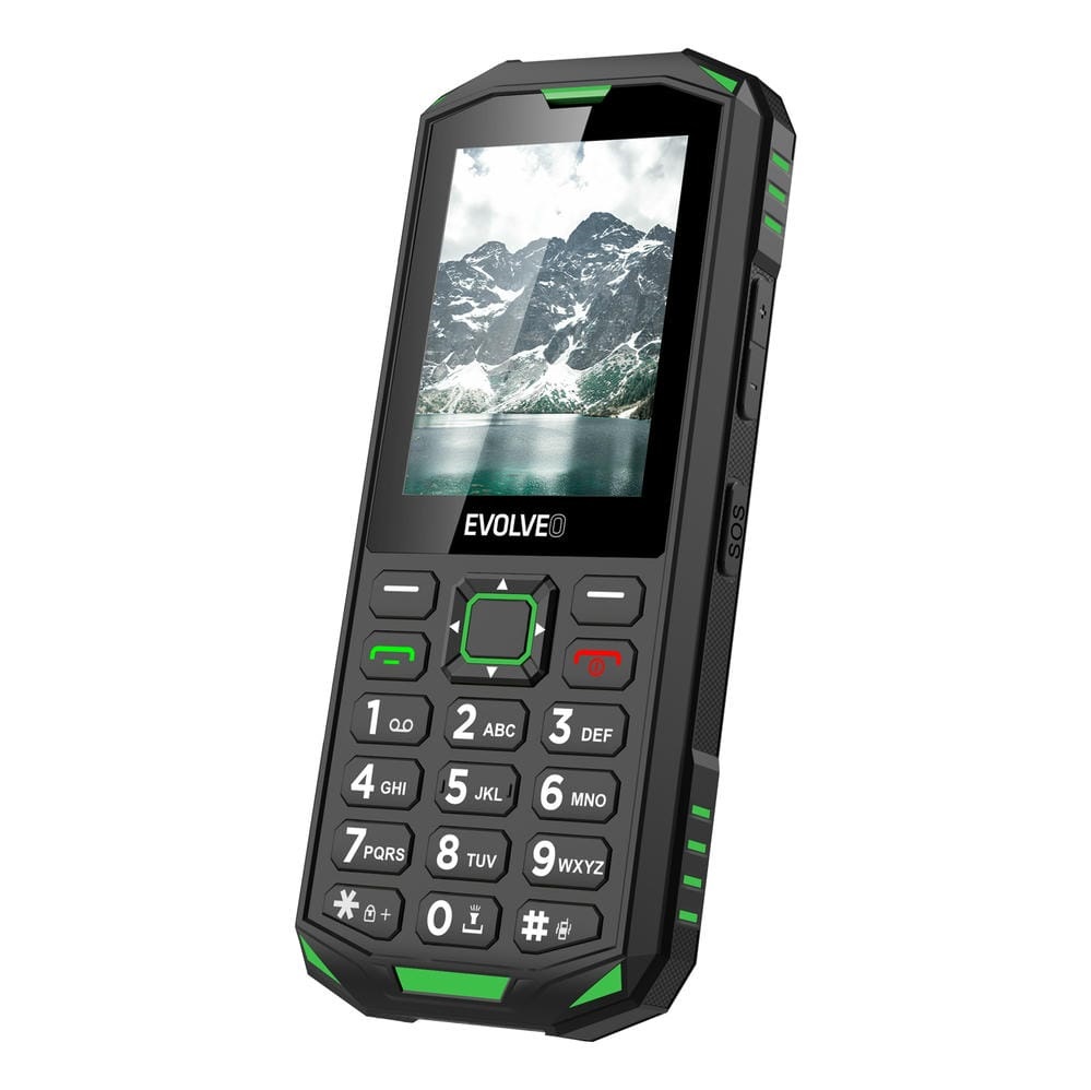 STRONGPHONE X5 Mobiltelefon  Fekete-zöld