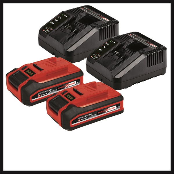 Einhell GE-CM 36/37 Li Set (2x3,0Ah) akkus fűnyíró szett (3413173)