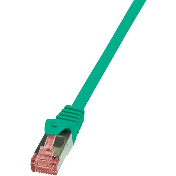 Logilink CQ2075S 5m Cat6 S/FTP dupla árnyékolású zöld patch kábel Logilink CQ2075S 5m Cat6 S/FTP dupla árnyékolású zöld patch kábel
