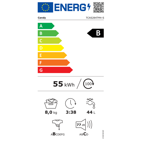 Candy TCAS284TM4-S Felültöltős mosógép - 8kg, 1200 ford./perc, B Energiaosztály, Wifi Candy TCAS284TM4-S Felültöltős mosógép - 8kg, 1200 ford./perc, B Energiaosztály, Wifi