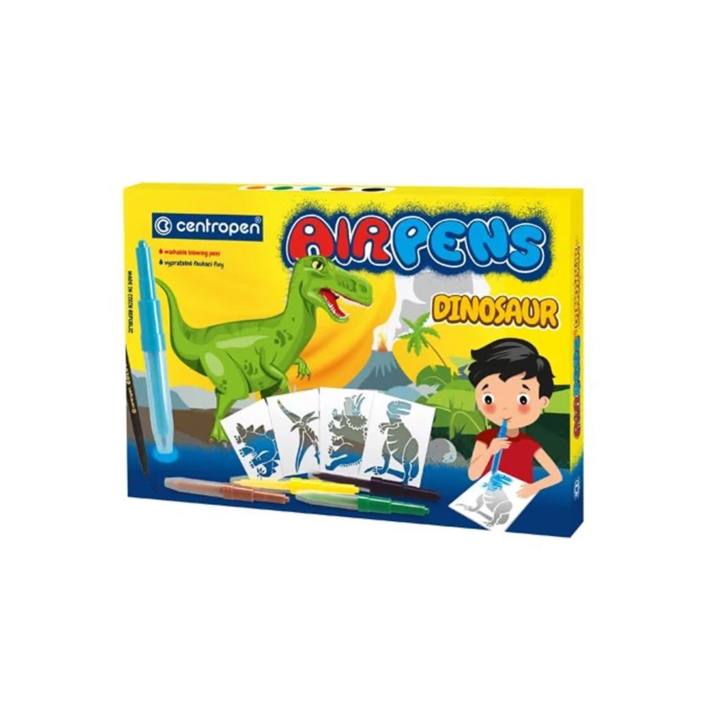 Centropen Filctoll fújós készlet AIRPENS 1500 Dinoszaurusz 5+1 klf. szín (1500/5+1) Centropen Filctoll fújós készlet AIRPENS 1500 Dinoszaurusz 5+1 klf. szín (1500/5+1)