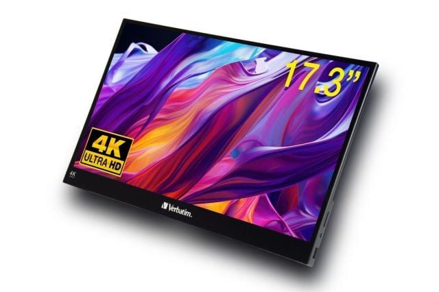 17.3" Verbatim PMT-17-4K hordozható érintőképernyős monitor (32239)