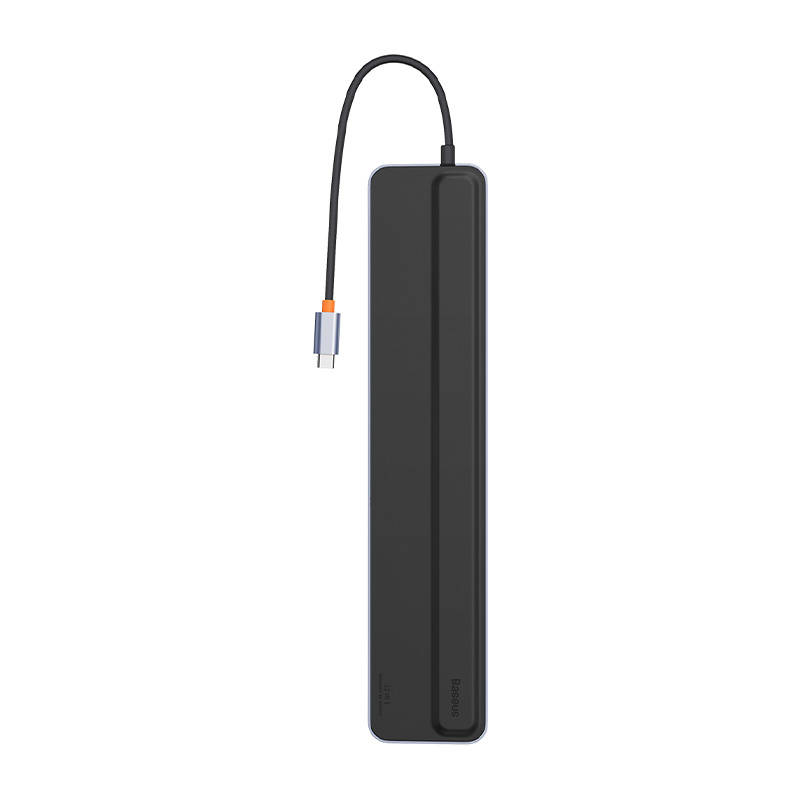 Baseus EliteJoy Gen2 12 az 1-ben HUB, USB-C + 2xHDMI + 3xUSB 3.0 + PD + DP + SD/TF + RJ45 + USB-C + 3.5mm (sötétszürke)