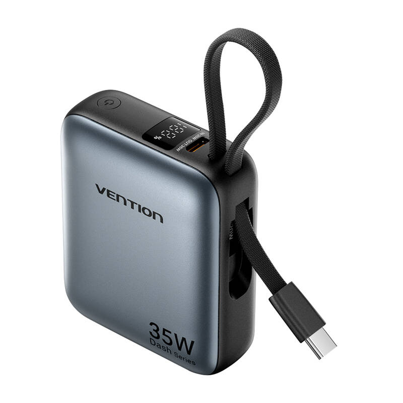 Vention FHEH0 10000mAh 35W Powerbank Szürke