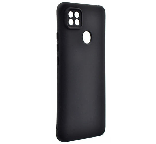 Szilikon telefonvédő (matt) FEKETE [Xiaomi Redmi 9C]