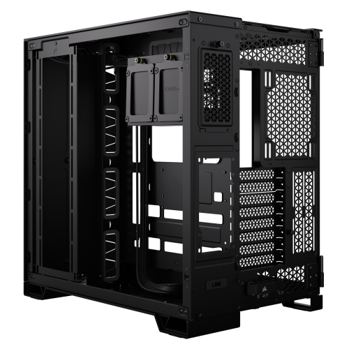 CORSAIR 6500X Tempered Glass Mid-Tower számítógépház Fekete