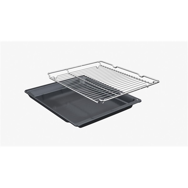 Bosch HBA534ES3 inox, beépíthető, sütőtér: 71L, légkeverés, sütő