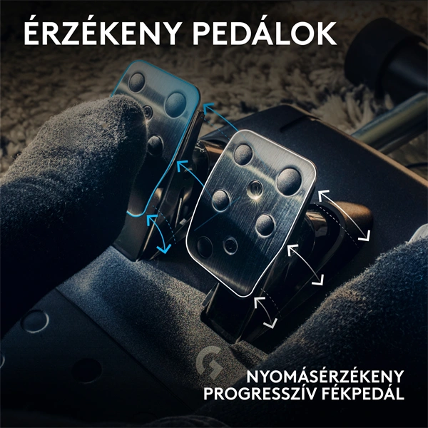 Logitech G923 TrueForce szimulátor-versenykormány Xbox/PC fekete (941-000158)
