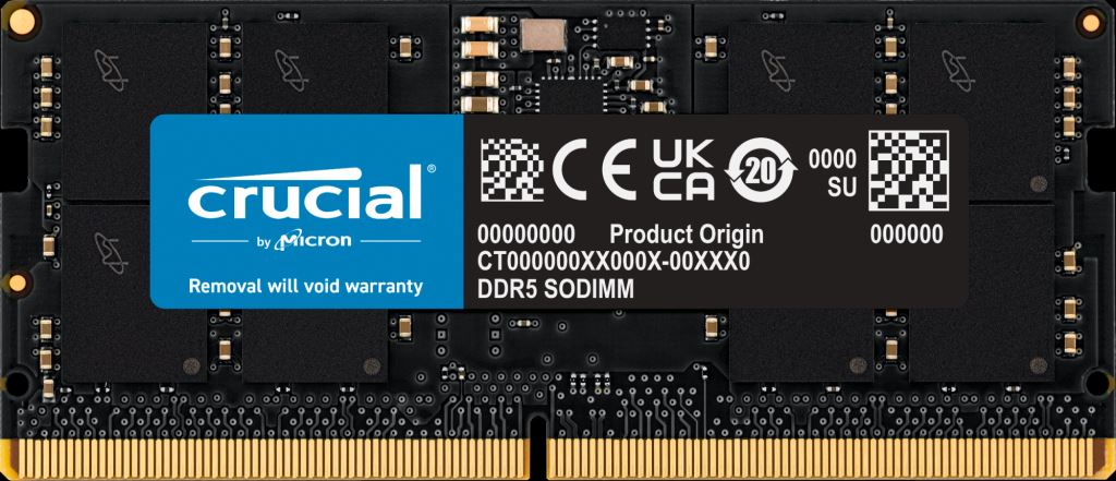 Crucial CL46 (CT32G56C46S5) 32GB 5600MHz DDR5 notebook RAM