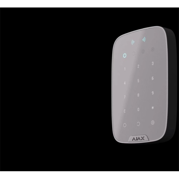 Ajax Keypad Plus WH fehér proxy olvasós vezetéknélküli kezelő Ajax Keypad Plus WH fehér proxy olvasós vezetéknélküli kezelő