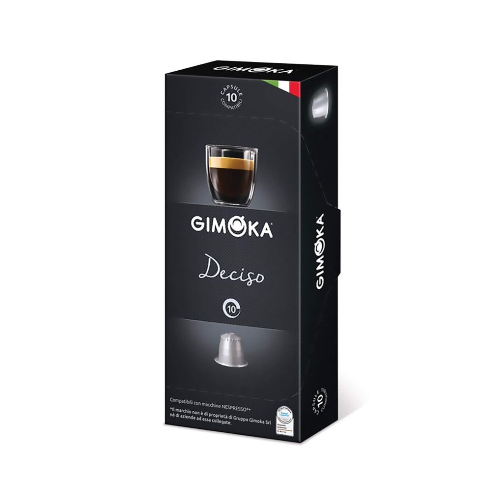 Gimoka Deciso Nespresso kompatibilis kapszula 10db Gimoka Deciso Nespresso kompatibilis kapszula 10db