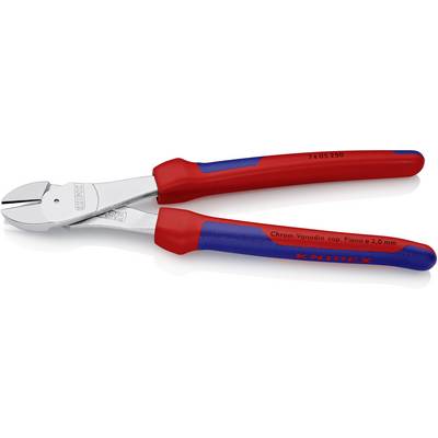 Erőkímélő oldalcsípőfogó, közepes/kemény/zongora huzal max.: O 4,6/3,5/3 mm, Knipex 74 05 250 Erőkímélő oldalcsípőfogó, közepes/kemény/zongora huzal max.: O 4,6/3,5/3 mm, Knipex 74 05 250