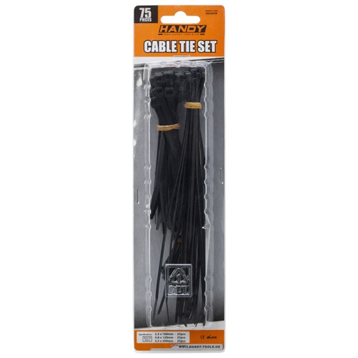 Handy 05430BK vezetékkötegelő szett fekete Handy 05430BK vezetékkötegelő szett fekete