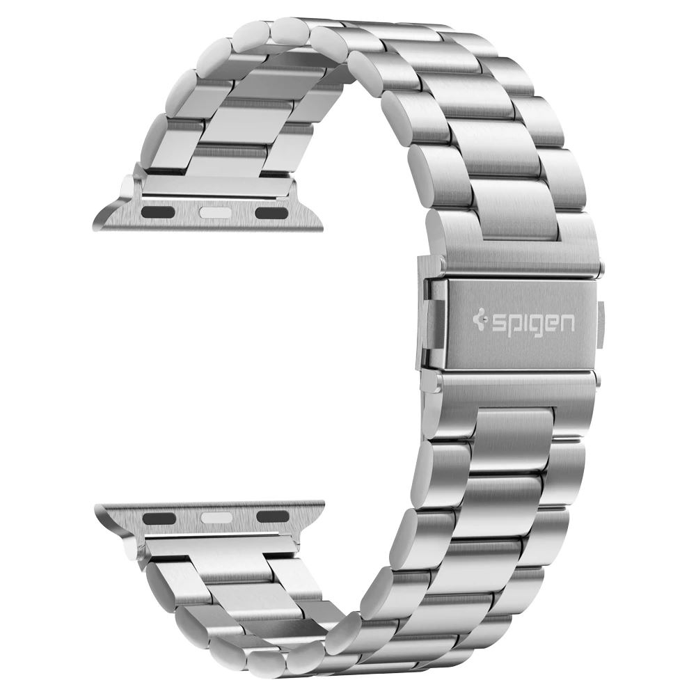 Spigen Modern Fit Apple Watch Series 5 / 4 (44mm) fém szíj ezüstszínű  (062MP25404)