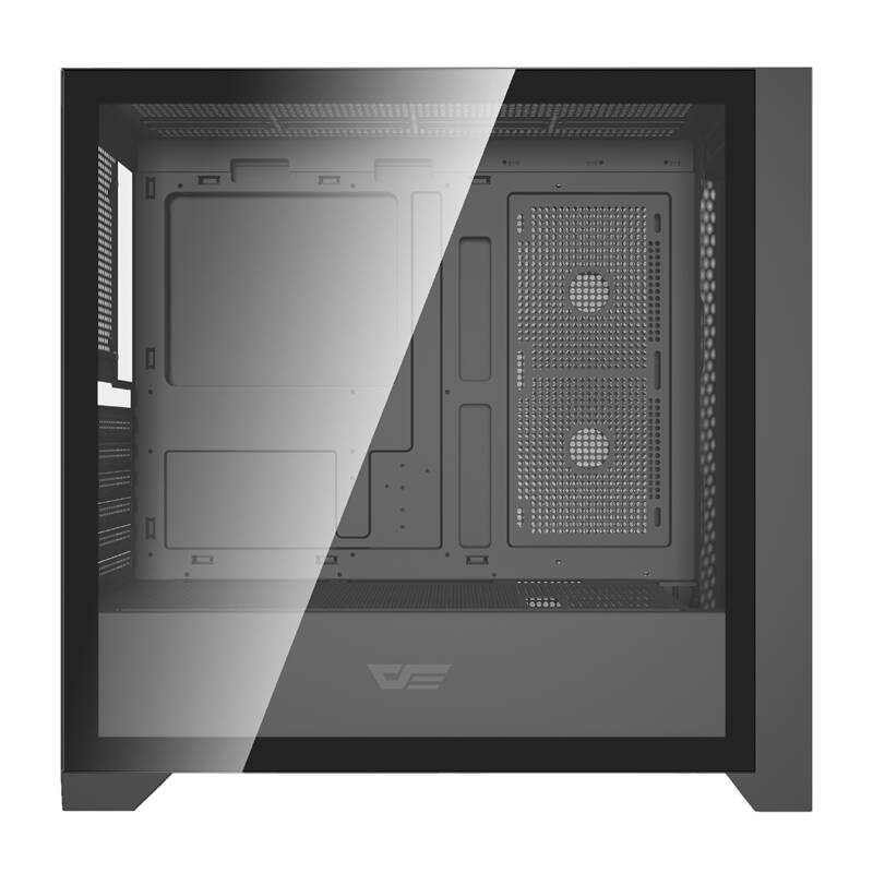 Darkflash DRX90 Glass számítógépház Fekete 