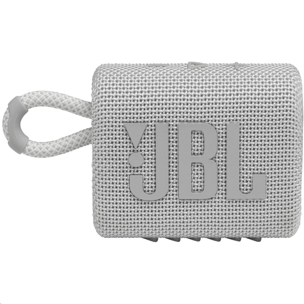 JBL Go 3 vízálló hordozható Bluetooth hangszóró fehér (JBLGO3WHT) JBL Go 3 vízálló hordozható Bluetooth hangszóró fehér (JBLGO3WHT)