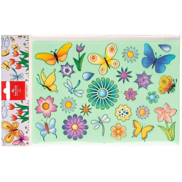 KOH-I-NOOR 9820007001PS Butterfly rajzolósablon KOH-I-NOOR 9820007001PS Butterfly rajzolósablon