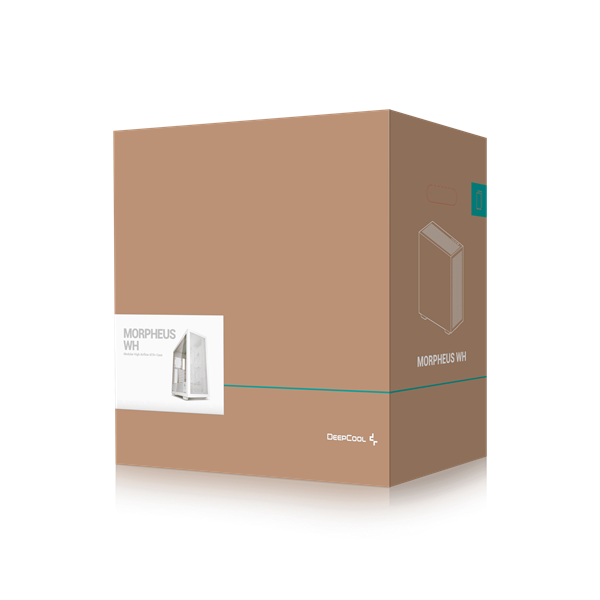 DeepCool Számítógépház - MORPHEUS WH (fehér, moduláris, 1x420mm venti,Mini-ITX /M-ATX /ATX /E-ATX, 4xUSB3.0, 1xUSB-C)