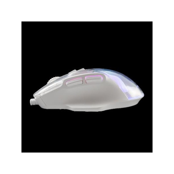 BARACUDA ANGLERFISH-W BC BGM-062W    7200 dpi 7D  RGB Gamer egér Fehér