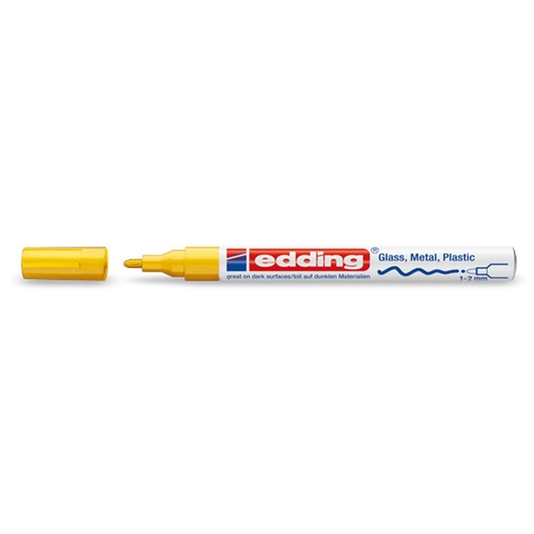 Edding 751 1-2mm sárga lakkmarker Edding 751 1-2mm sárga lakkmarker