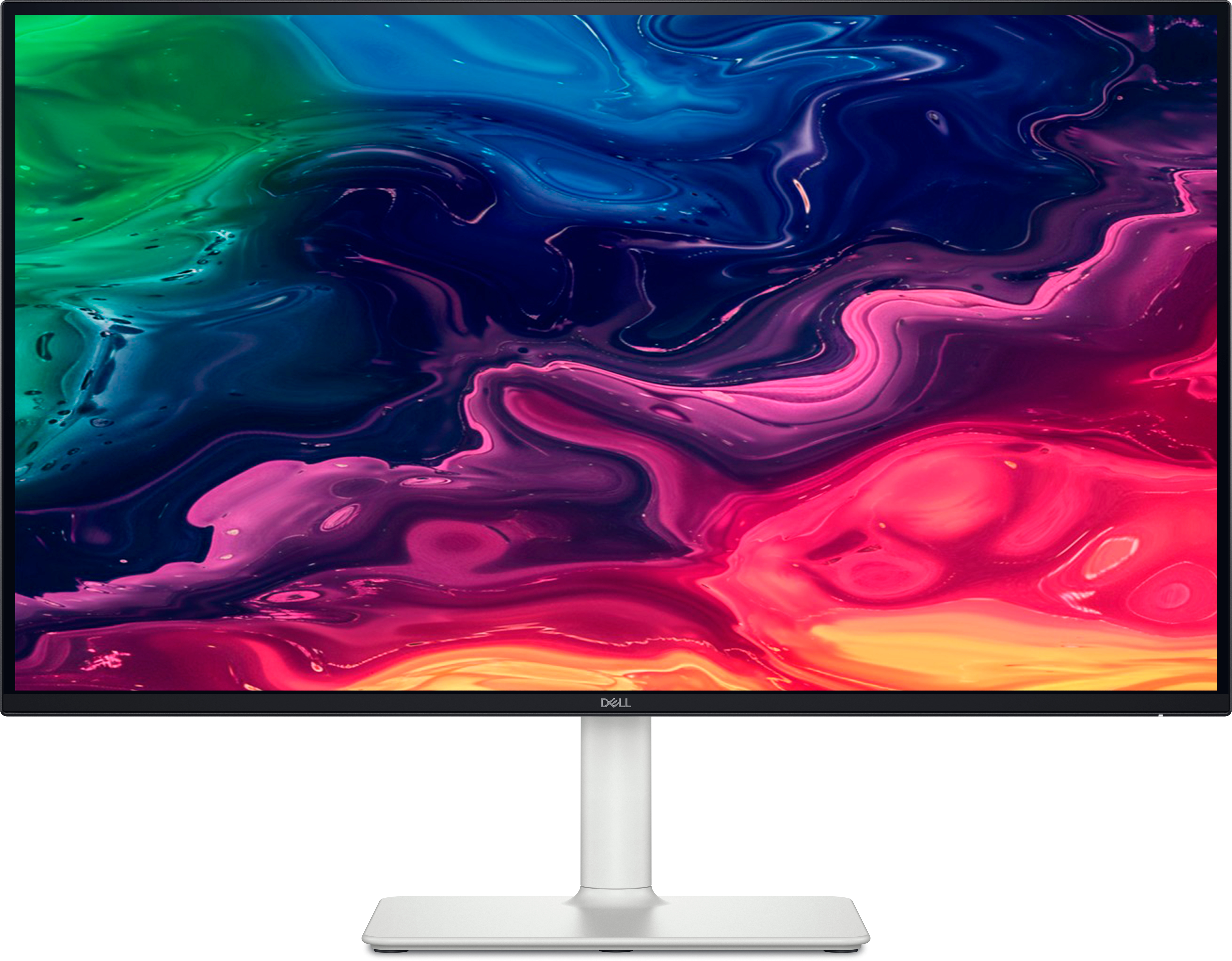 DELL 27" Plus S2725QC Monitor - 3840x2160, 4K, LED, IPS, 100Hz, 4ms, Hangszóró, FreeSync, Pivot, Fekete-fehér