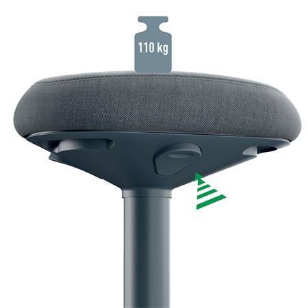 LEITZ  Ergo Active billenő ergonomikus Ülőszék   Sötétszürke