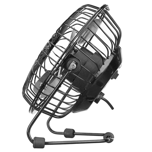 Everest  EFN-482  fém USB  Asztali Ventilátor Fekete 