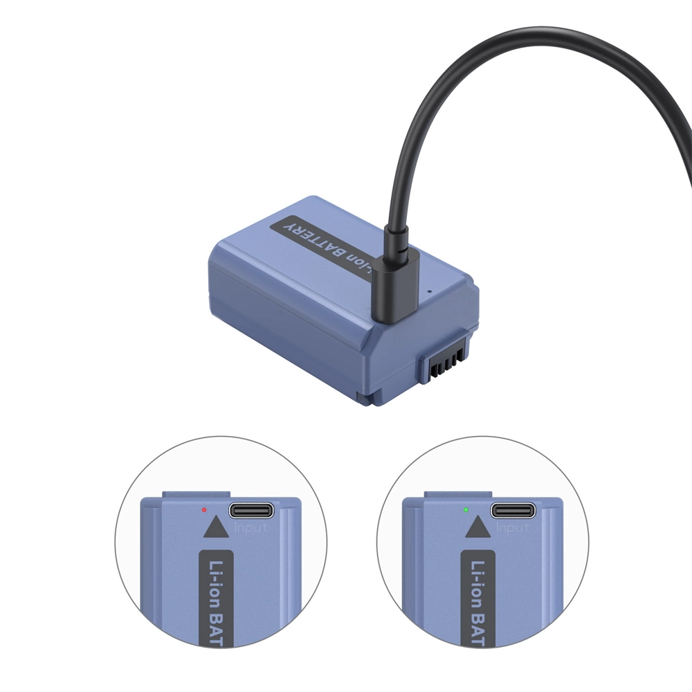 SMALLRIG NP-FW50 USB-C Rechargeable Kamera akkumulátor