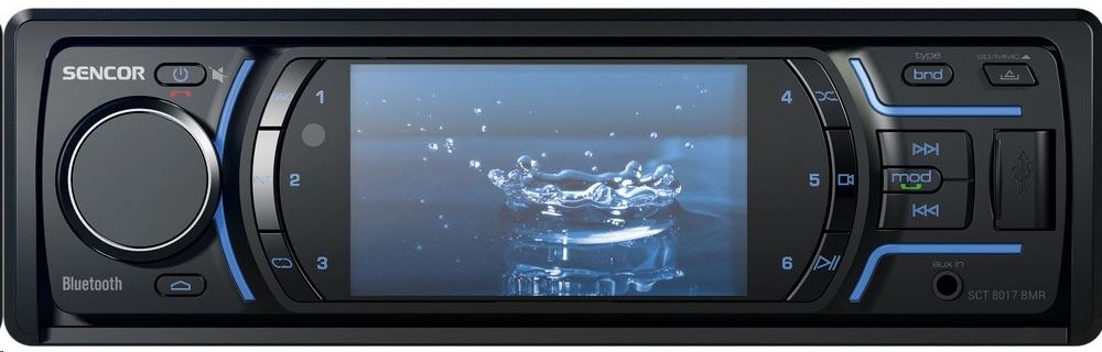 Sencor SCT 8017BMR autórádió multimédiás lejátszóval