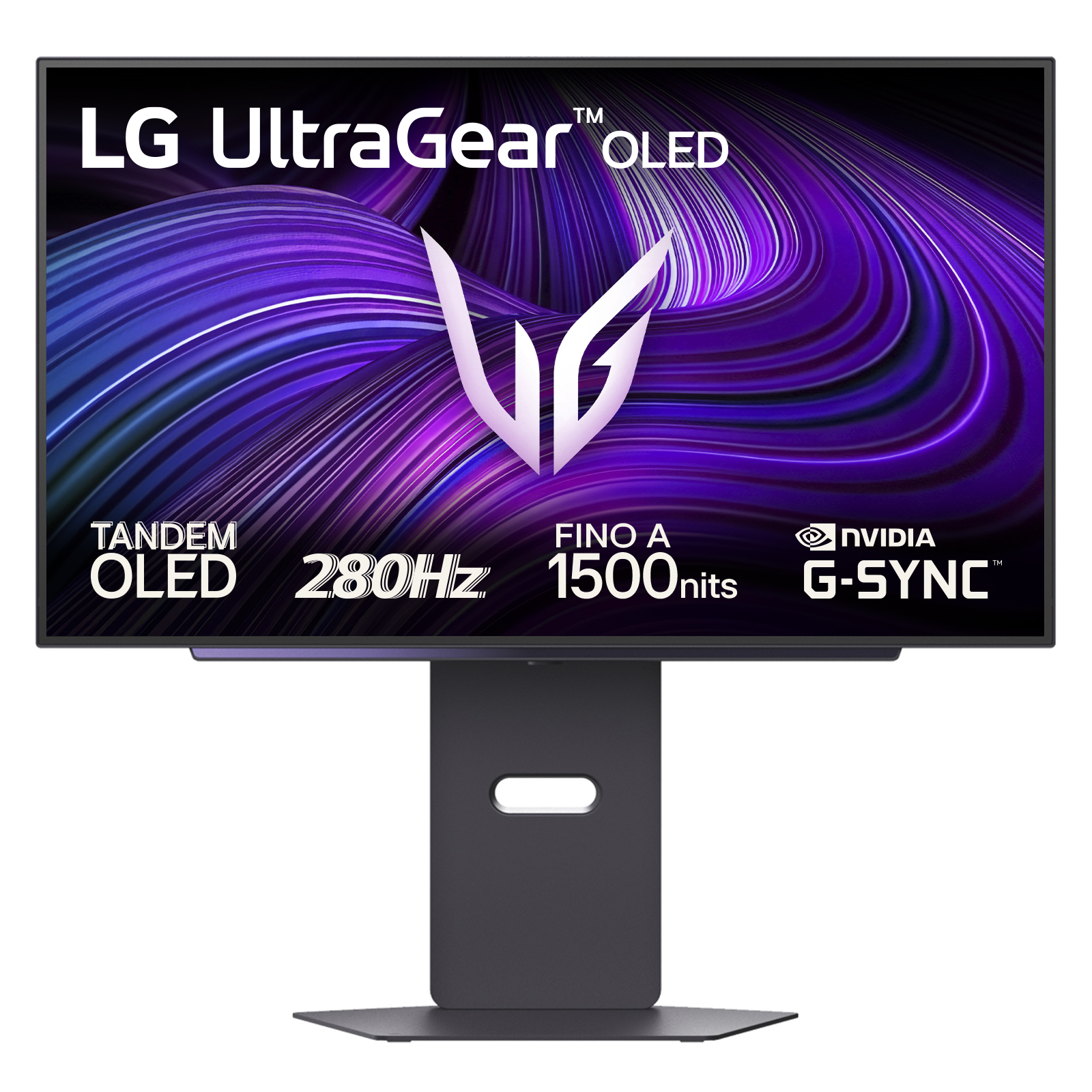 LG  27" 27GX700A Monitor - 2560x1440, QHD, OLED, 280Hz, 0,03ms, FreeSync, G-Sync, Pivot, Gamer, Fekete
