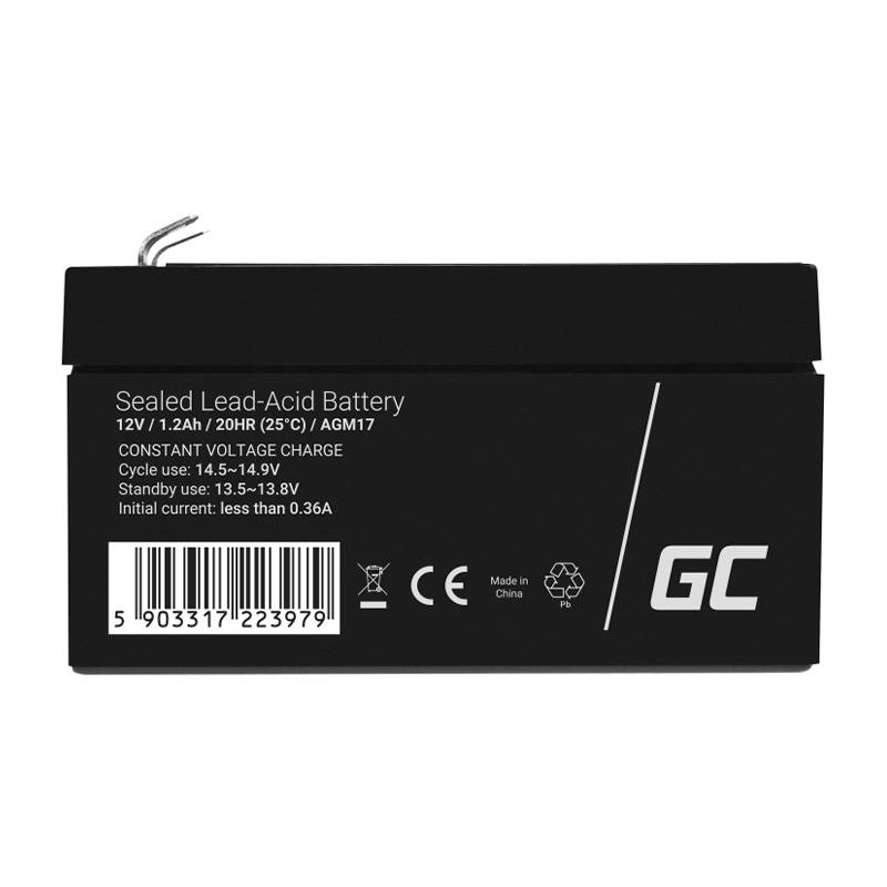 Rechargeable battery AGM 12V 1.2Ah Maintenancefree for UPS ALARM