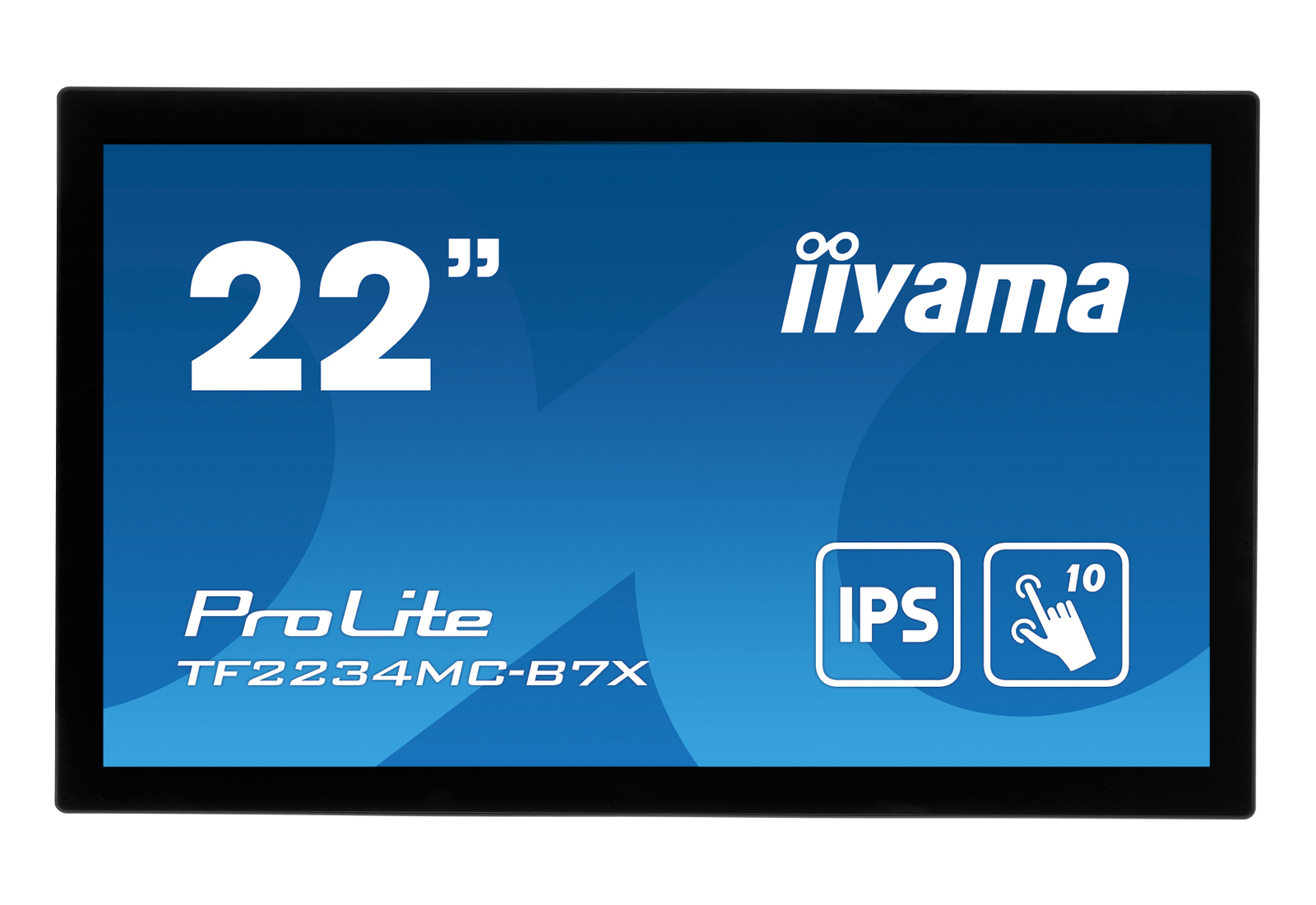 iiyama 21,5" ProLite TF2234MC-B7X IPS LED Monitor - 1920x1080, Full HD, Érintőképernyő, Fekete