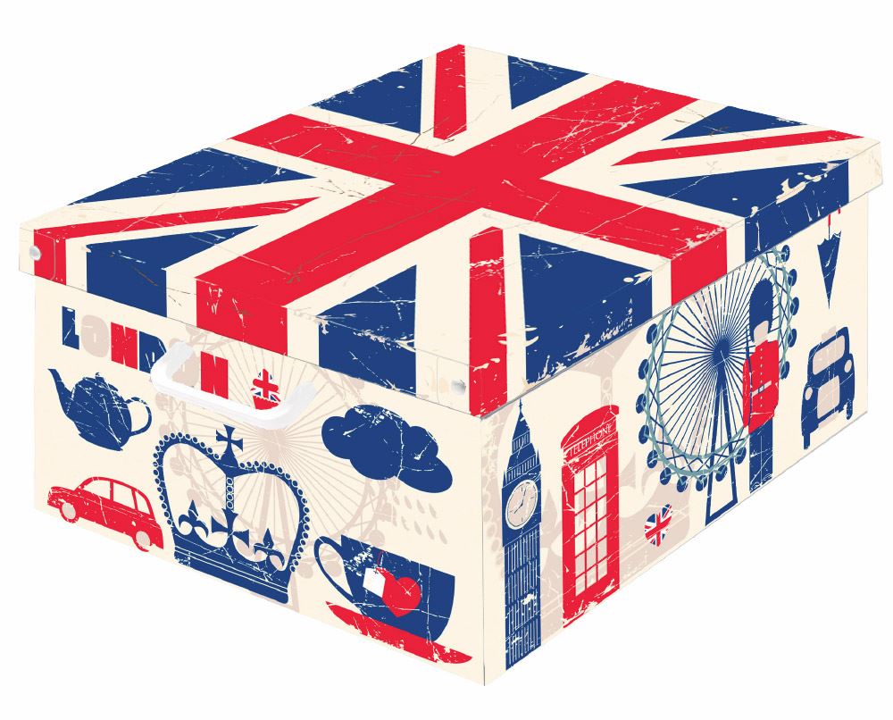 Lavatelli 660 Collection "London" színes tárolódoboz (50x39x24cm) Lavatelli 660 Collection "London" színes tárolódoboz (50x39x24cm)