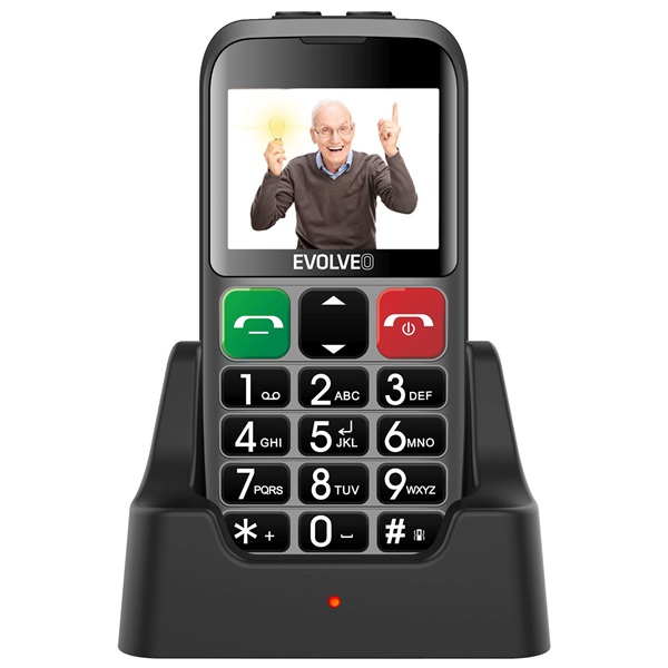 Evolveo EasyPhone ET EP851 2,4" DualSIM ezüst mobiltelefon Evolveo EasyPhone ET EP851 2,4" DualSIM ezüst mobiltelefon