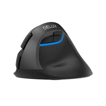 Delux M618Mini vezeték nélküli hanyattegér fekete