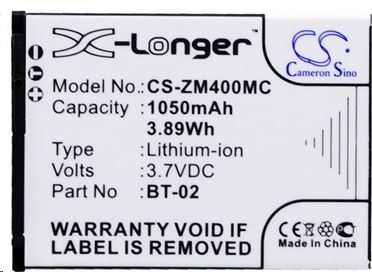Real Power ZOOM BT-02 3.7V 1050mAh utángyártott akku Li-ion (ZM400MC) Real Power ZOOM BT-02 3.7V 1050mAh utángyártott akku Li-ion (ZM400MC)