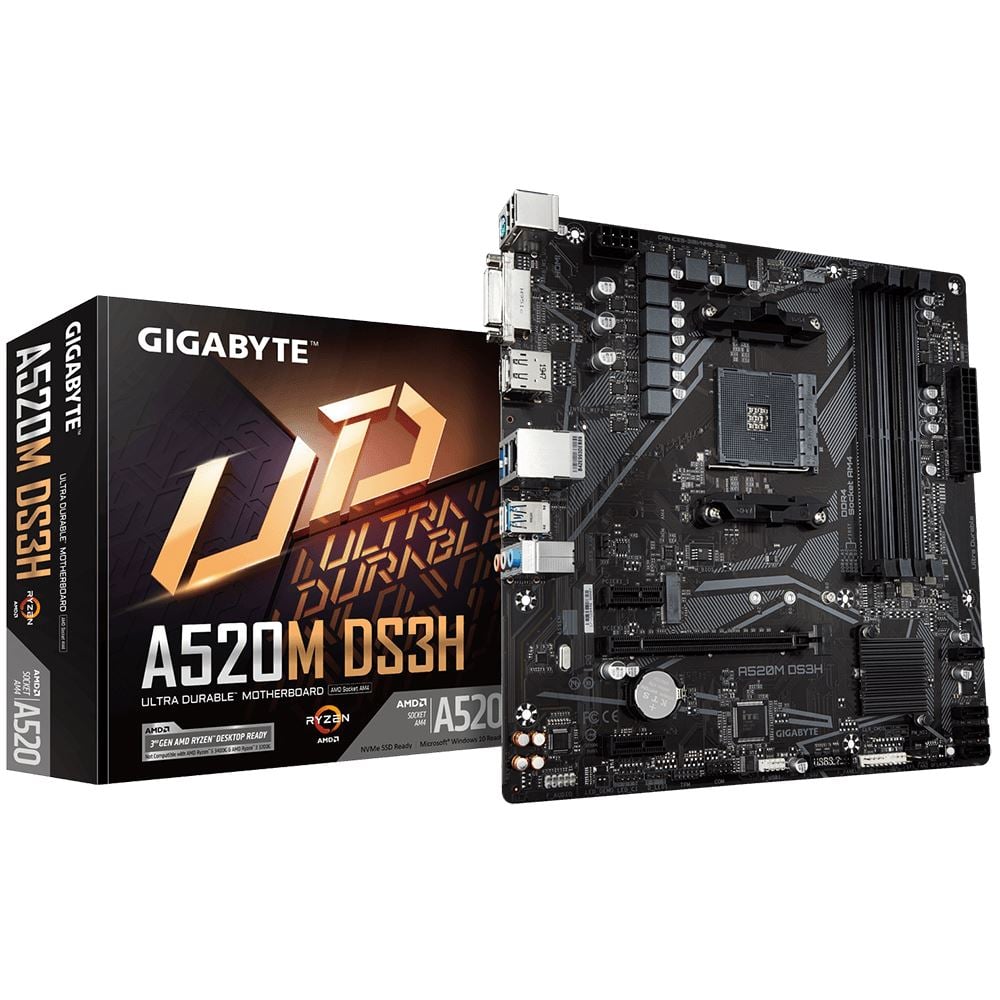 Gigabyte A520M DS3H alaplap Gigabyte A520M DS3H alaplap
